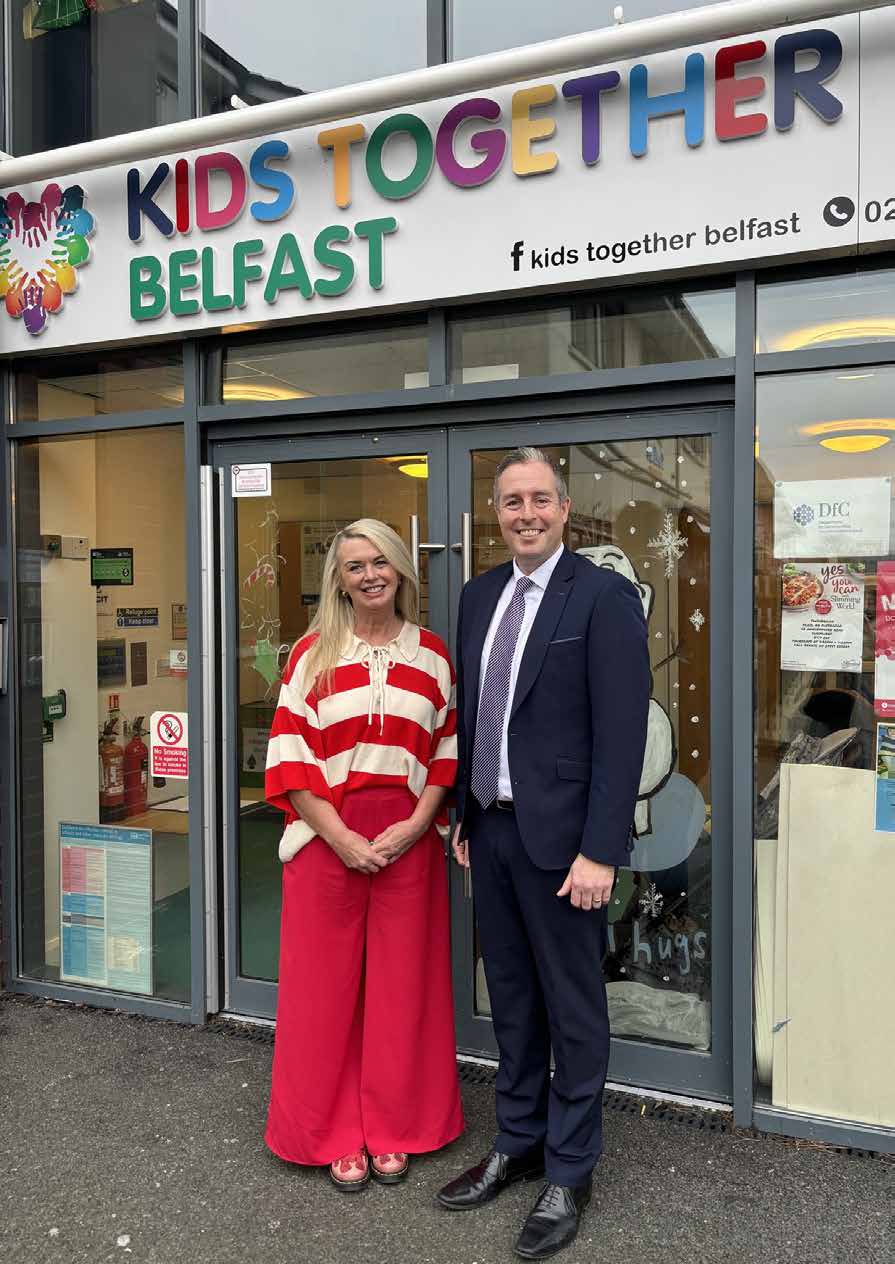Education Minister Visits Kids Together Belfast